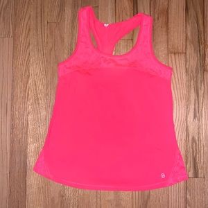 AEO Open Back Workout Tank Hot Pink Size Large